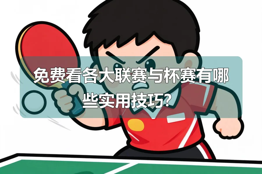 免费看各大联赛与杯赛有哪些实用技巧？